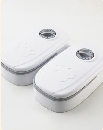 Automatic Timed Pet Feeder Smart Food Dispenser For Cats Dogs Timer Stainless Steel Bowl Auto Dog Cat Pet Feeding Pets Supplies