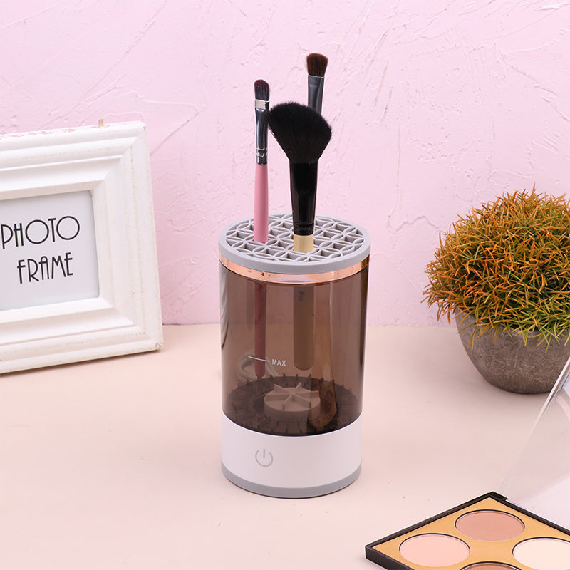 Women's Eye Shadow Brush Cleaning Tool Portable Electric Makeup Brush Cleaner Machine With USB Charging Automatic Cosmetic Brush