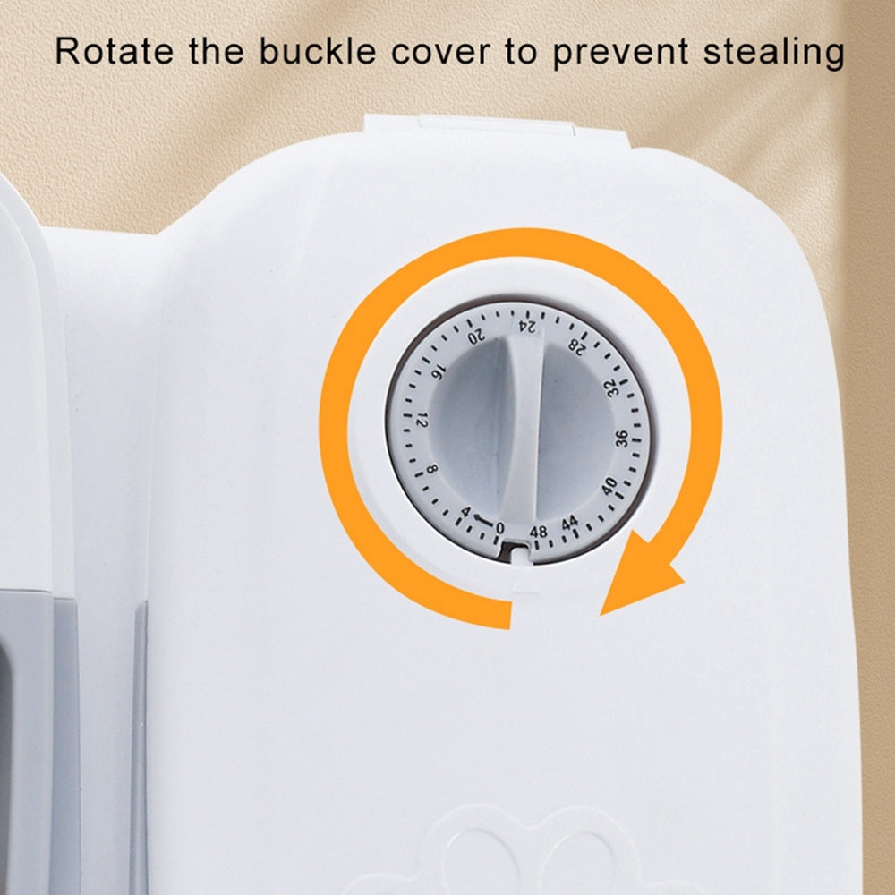 Automatic Timed Pet Feeder Smart Food Dispenser For Cats Dogs Timer Stainless Steel Bowl Auto Dog Cat Pet Feeding Pets Supplies