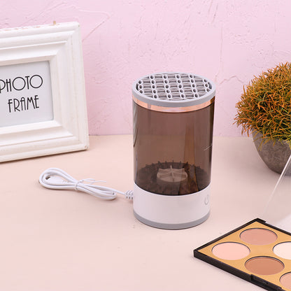 Women's Eye Shadow Brush Cleaning Tool Portable Electric Makeup Brush Cleaner Machine With USB Charging Automatic Cosmetic Brush