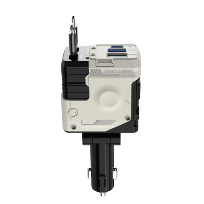 Car Charger Fast Charging And Retractable Four-in-one Cigarette Lighter