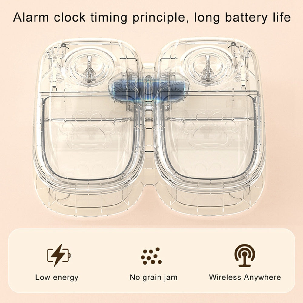 Automatic Timed Pet Feeder Smart Food Dispenser For Cats Dogs Timer Stainless Steel Bowl Auto Dog Cat Pet Feeding Pets Supplies